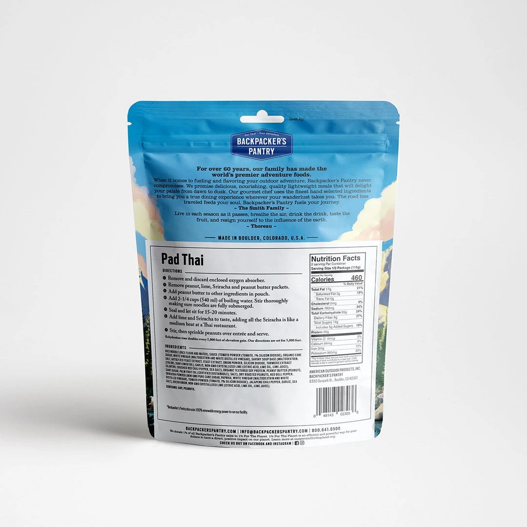 Backpackers Pantry Pad Thai Food 4 Backpackers Pantry Pad Thai Food