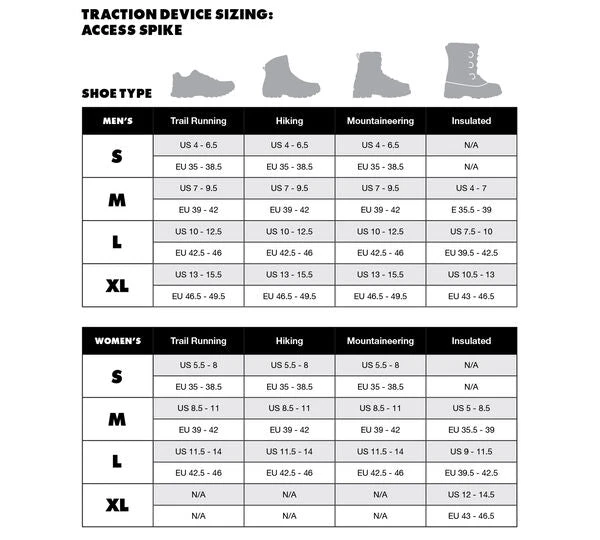 Black Diamond Access Spike Traction Device Ice Climbing 6 Black Diamond Access Spike Traction Device Ice Climbing