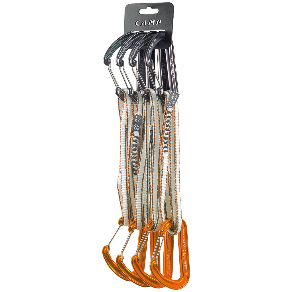 CAMP USA Quickdraws CAMP Photon Alpine Express Dyneema 60cm Quickdraw 4pk. 3 CAMP USA Quickdraws CAMP Photon Alpine Express Dyneema 60cm Quickdraw 4pk.
