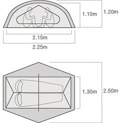 Tents & Shelters EXPED Lyra 2 Person Tent