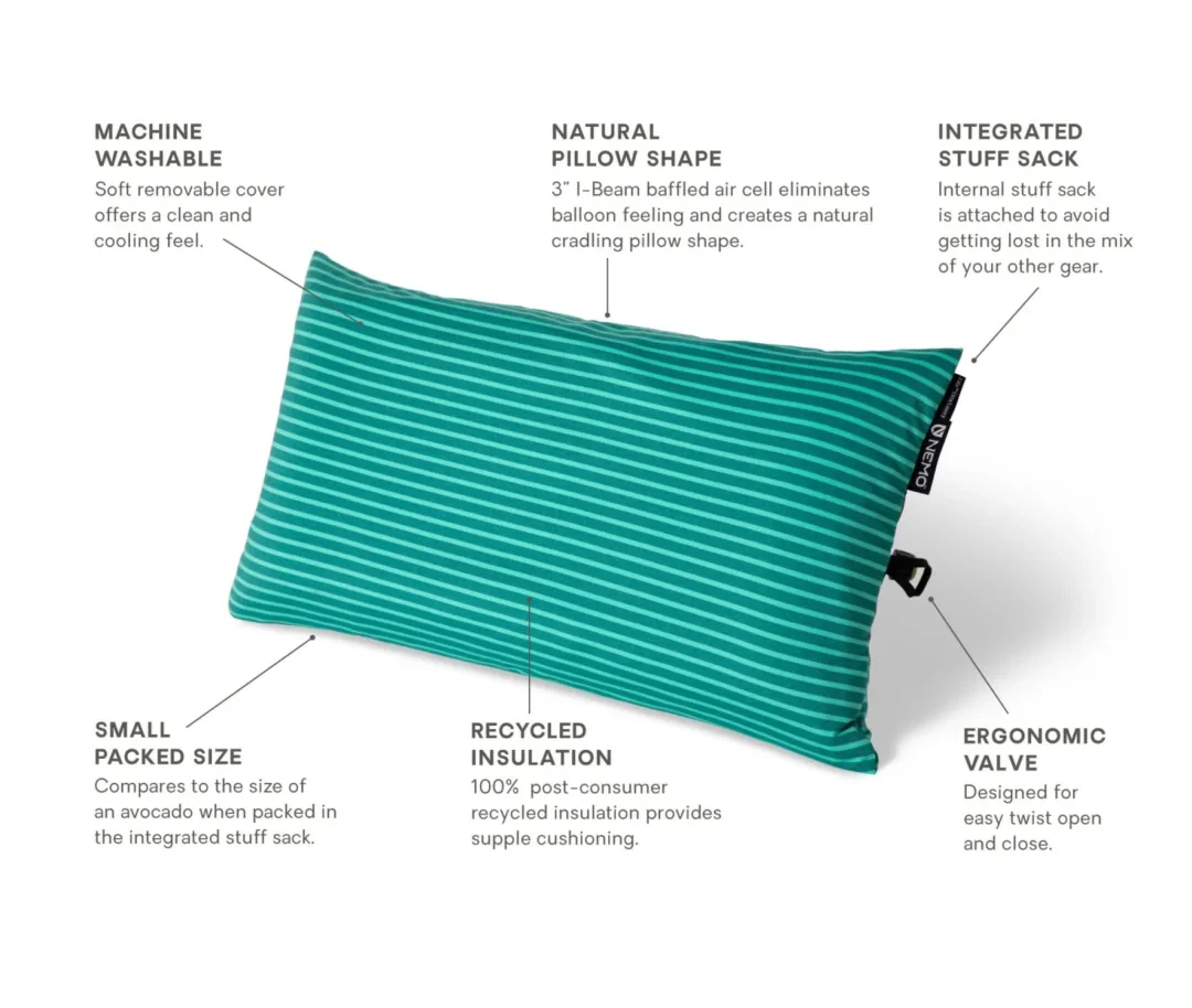 NEMO Sleep Fillo Elite Luxury Backpacking Pillow 5 NEMO Sleep Fillo Elite Luxury Backpacking Pillow