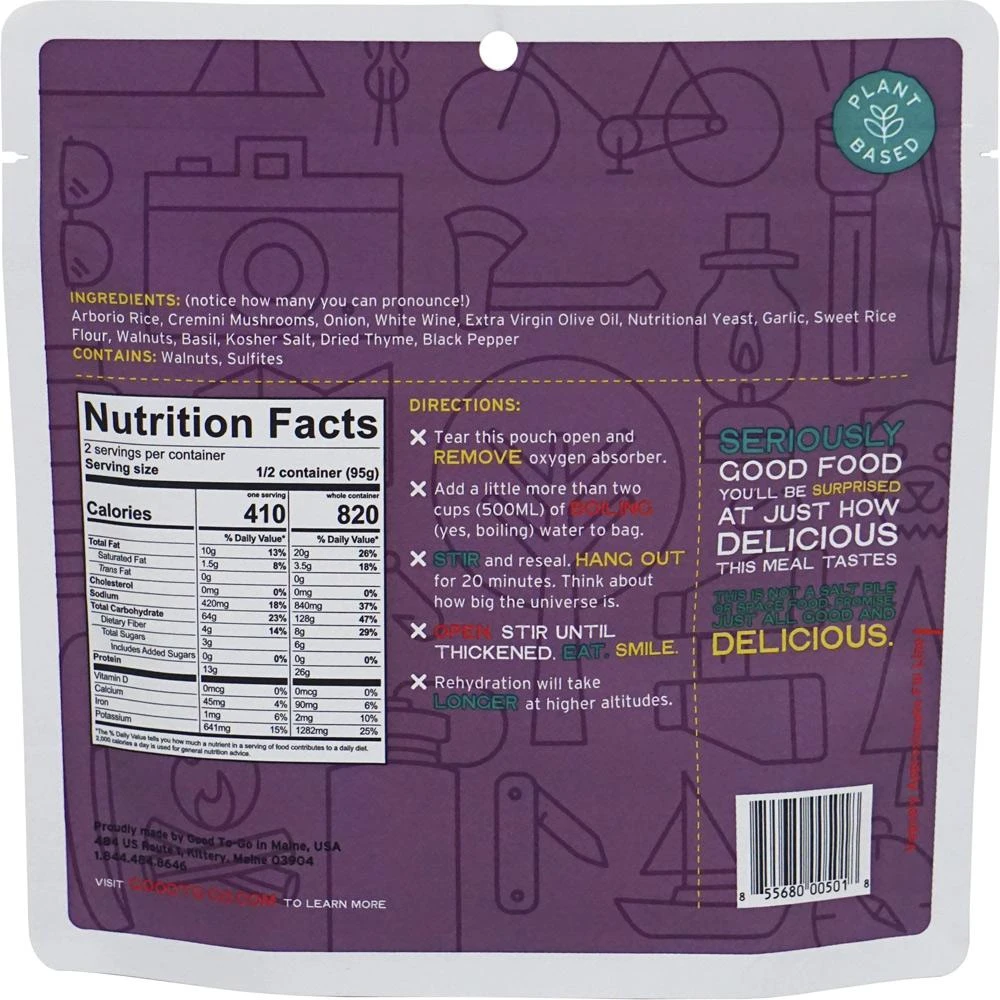 Good To Go: Herbed Mushroom Risotto 5 Good To Go: Herbed Mushroom Risotto