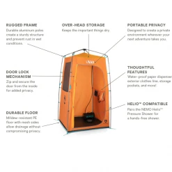 NEMO Heliopolis Privacy Shelter & Shower Tent 11 NEMO Heliopolis Privacy Shelter & Shower Tent