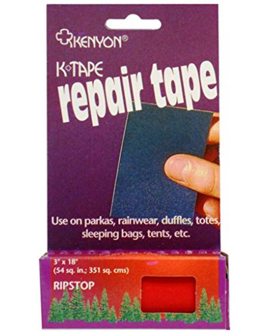 KENYON K-Tape Ripstop Repair Tape-Red 3 KENYON K-Tape Ripstop Repair Tape-Red
