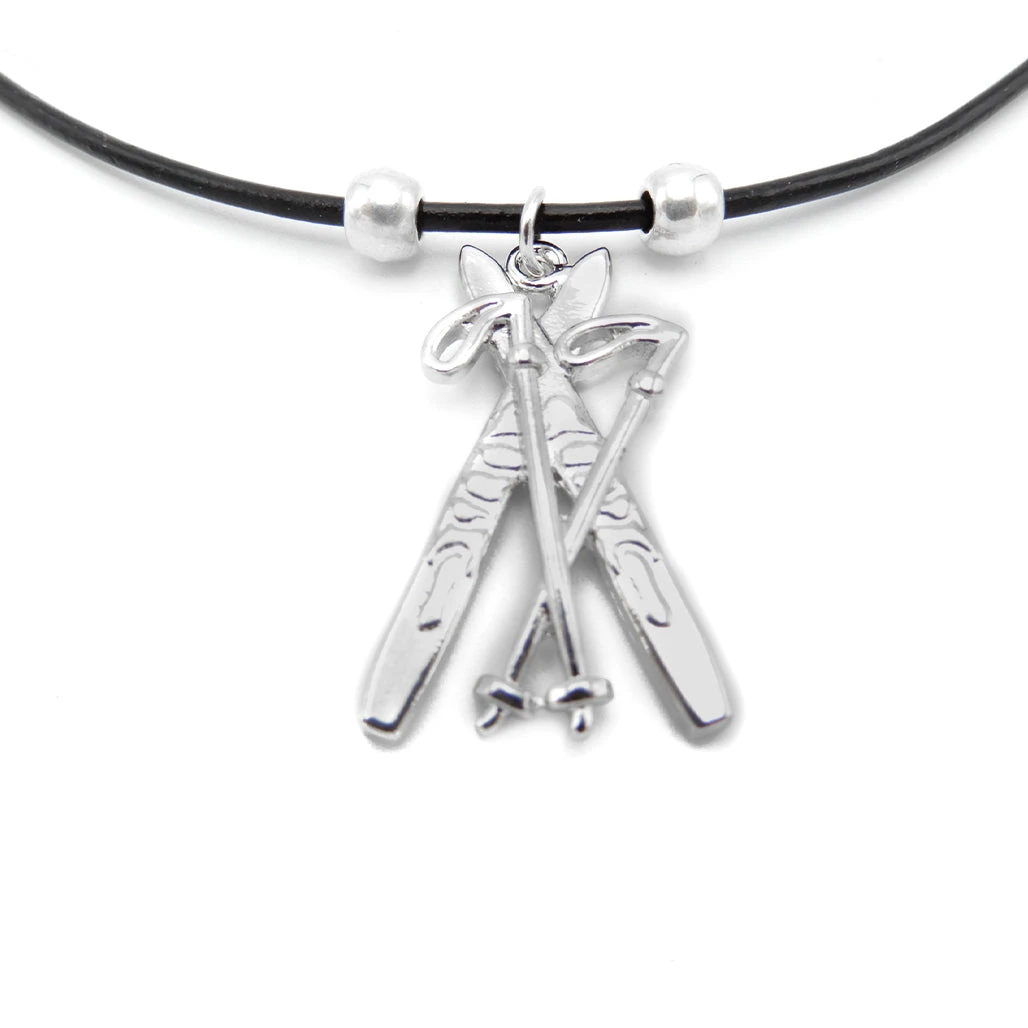 Lilo Collections Skis And Poles Necklace Accessories 3 Lilo Collections Skis And Poles Necklace Accessories