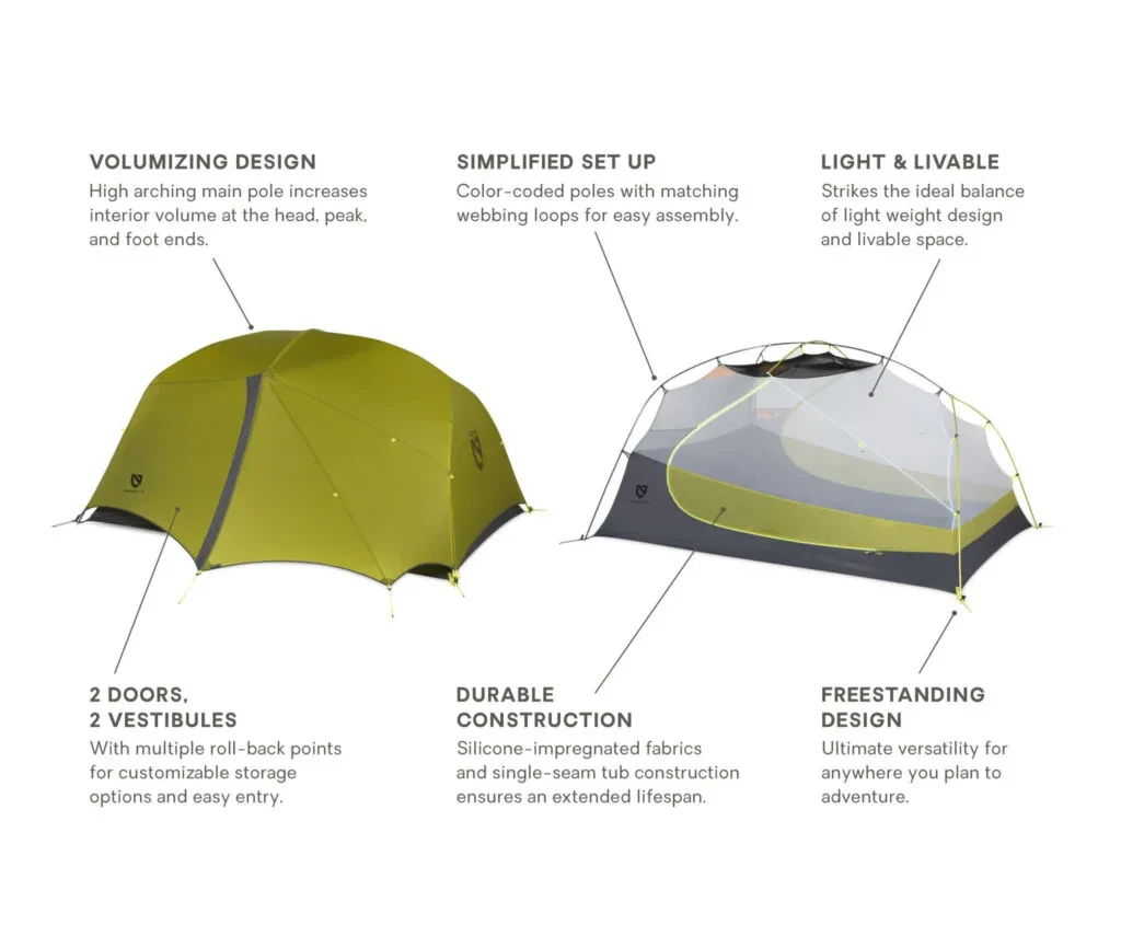 Tents & Shelters NEMO Dragonfly 3P Ultralight Backpacking Tent 7 Tents & Shelters NEMO Dragonfly 3P Ultralight Backpacking Tent