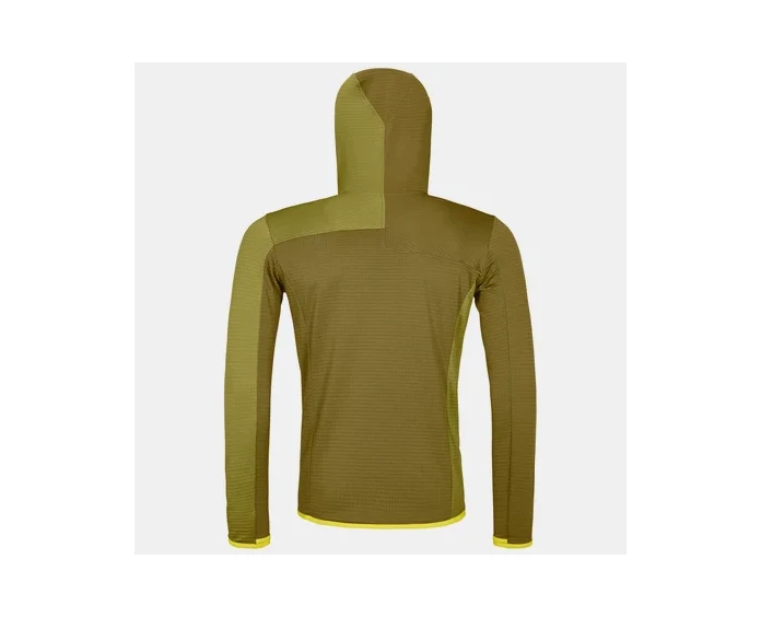 Ortovox Fleece Light Grid Hooded Jkt Men's 4 Ortovox Fleece Light Grid Hooded Jkt Men's