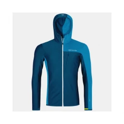 Ortovox Fleece Light Grid Hooded Jkt Men's 8 Ortovox Fleece Light Grid Hooded Jkt Men's