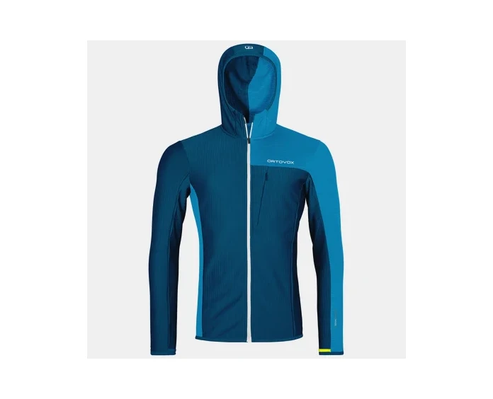 Ortovox Fleece Light Grid Hooded Jkt Men's 5 Ortovox Fleece Light Grid Hooded Jkt Men's