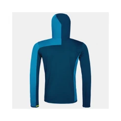 Ortovox Fleece Light Grid Hooded Jkt Men's 9 Ortovox Fleece Light Grid Hooded Jkt Men's