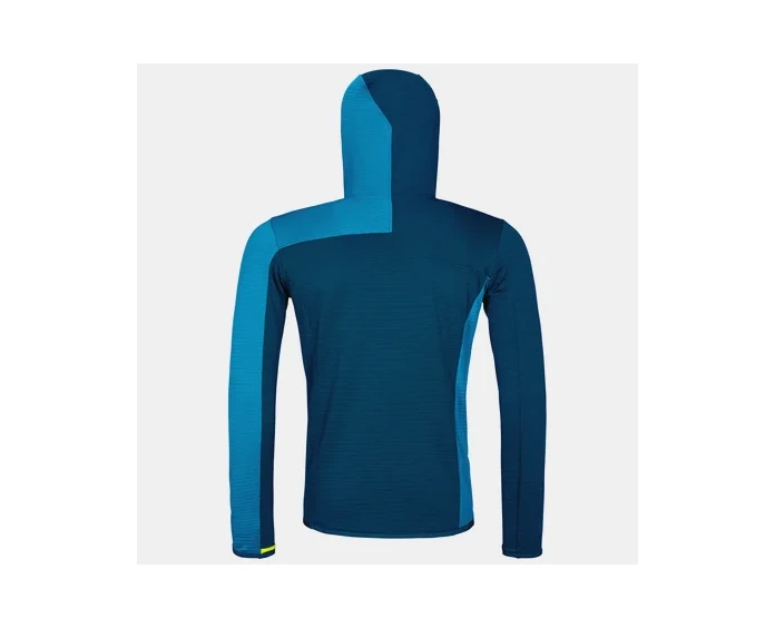 Ortovox Fleece Light Grid Hooded Jkt Men's 6 Ortovox Fleece Light Grid Hooded Jkt Men's