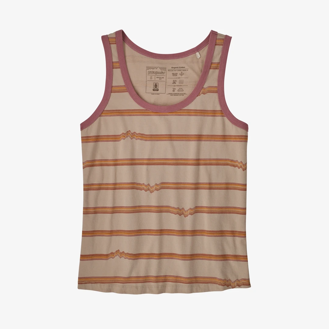 Patagonia Women's Ridge Rise Stripe Organic Tank Top 3 Patagonia Women's Ridge Rise Stripe Organic Tank Top