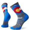 Smartwool Men's PhD Outdoor Light Elite Colorado Crew Socks 1 Smartwool Men's PhD Outdoor Light Elite Colorado Crew Socks