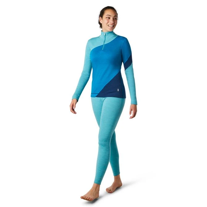 Smartwool Women's Merino 250 Colorblock Baselayer 1/4 Zip 3 Smartwool Women's Merino 250 Colorblock Baselayer 1/4 Zip