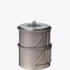 Kitchen Snow Peak Titanium Mini Solo Cookset