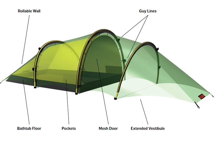 Hilleberg Anjan 3 GT Tents & Shelters 6 Hilleberg Anjan 3 GT Tents & Shelters