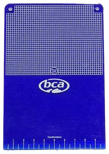 Avalanche Safety BCA Polycarbonate Crystal Card 3 Avalanche Safety BCA Polycarbonate Crystal Card