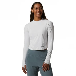 Mountain Hardwear Women's Crater Lake Long Sleeve Crop 11 Mountain Hardwear Women's Crater Lake Long Sleeve Crop