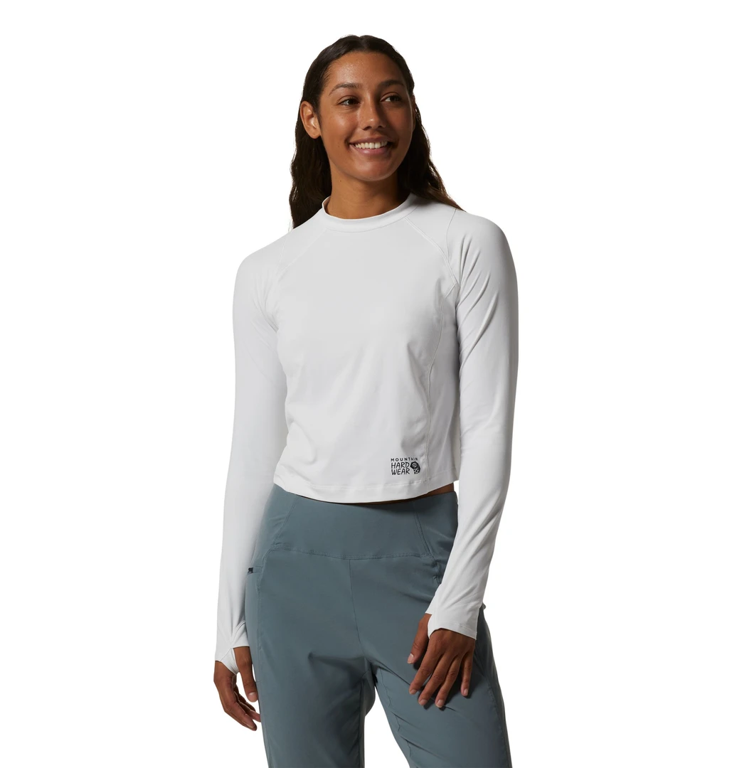 Mountain Hardwear Women's Crater Lake Long Sleeve Crop 7 Mountain Hardwear Women's Crater Lake Long Sleeve Crop