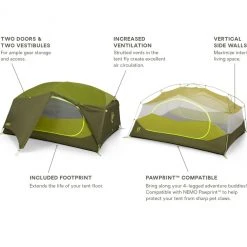 NEMO Aurora 3 Person Tent & Footprint Tents & Shelters