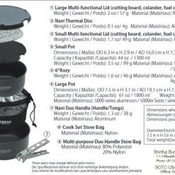 Kitchen SOTO Navigator Cook Set