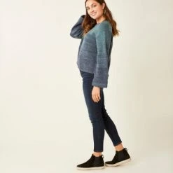 Carve Designs Women's Estes Ombre Sweater