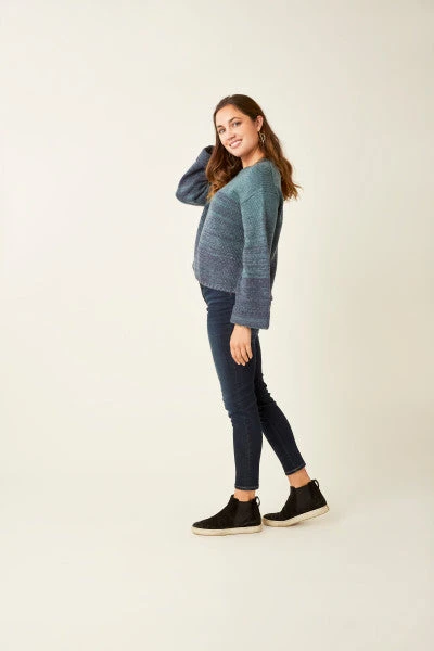 Carve Designs Women's Estes Ombre Sweater 4 Carve Designs Women's Estes Ombre Sweater